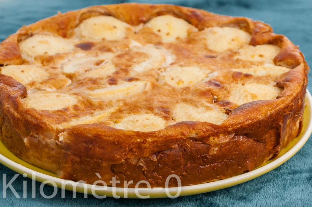 Clafoutis à la farine de châtaignes et aux poires - Étape 7