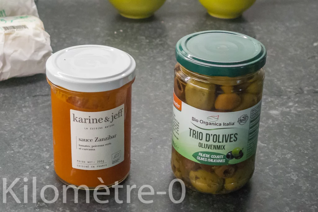 Lotte au coulis de poivrons et olives - Étape 6