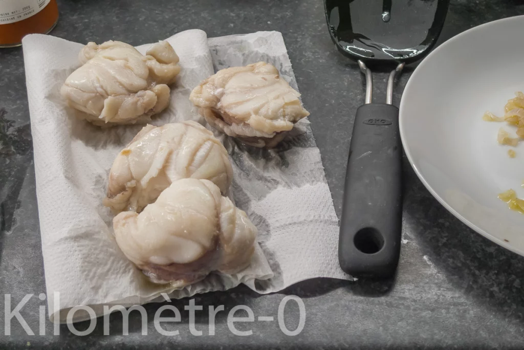 Lotte au coulis de poivrons et olives - Étape 3