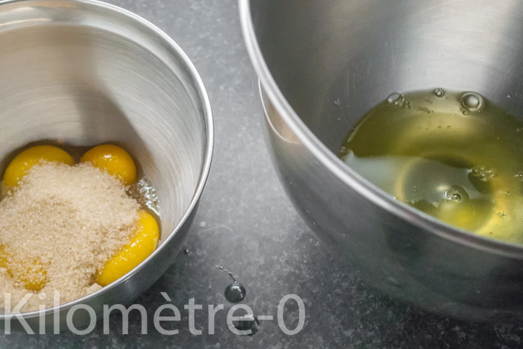 Gâteau léger au chocolat et à la courgette - Étape 2