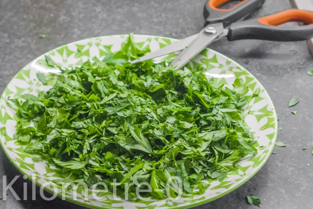 Salade de quinoa, haricots verts et olives - Étape 6