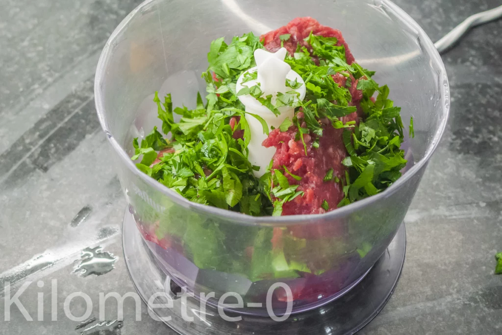 Boulettes de bœuf aux aubergines et aux olives - Étape 5