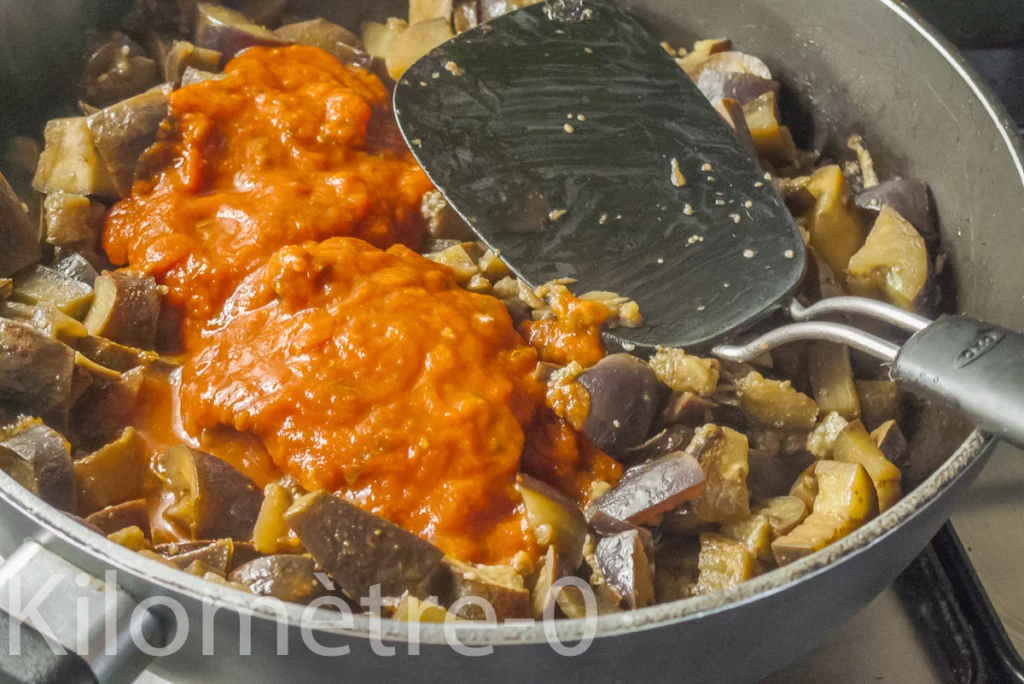 Boulettes de bœuf aux aubergines et aux olives - Étape 2