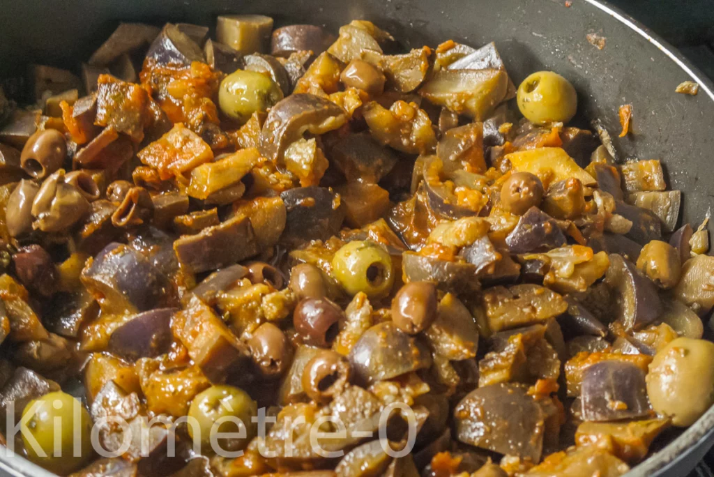 Boulettes de bœuf aux aubergines et aux olives - Étape 3
