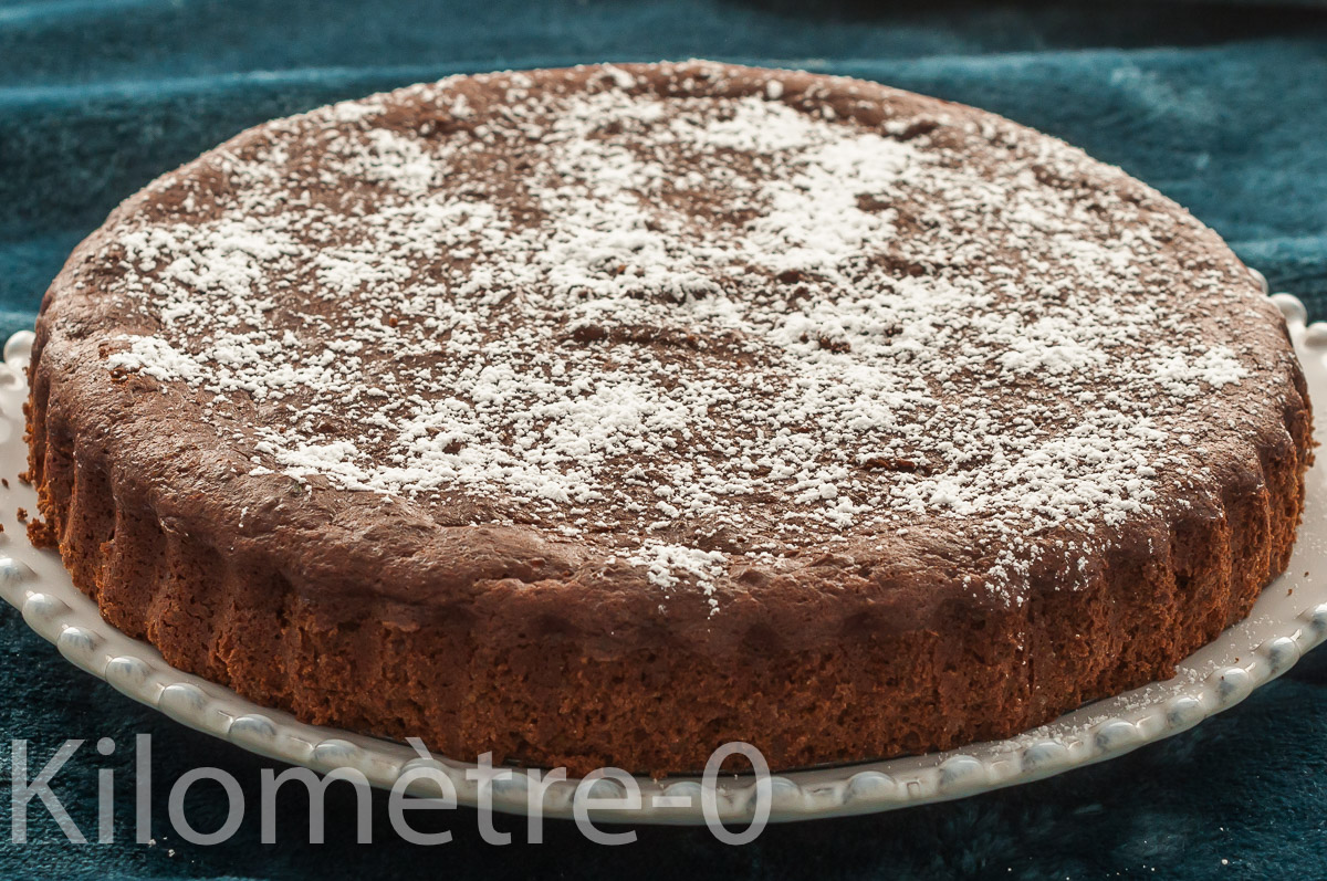 Photo de recette de fondant, chocolat, courgette, légumes, sans gluten, dessert, bio facile, rapide, Kilomètre-0, blog de cuisine réalisée à partir de produits de saison et issus de circuits courts