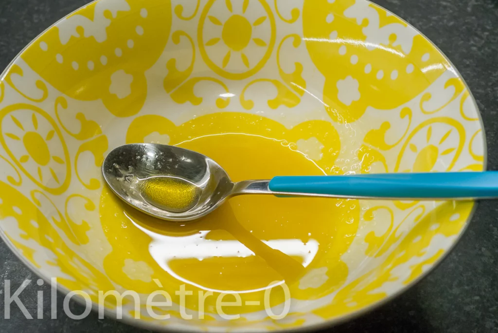 Salade de céleri branche aux amandes et parmesan - Étape 3