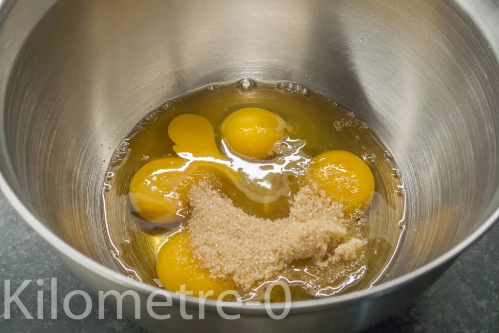 Clafoutis aux raisins sans gluten - Étape 2