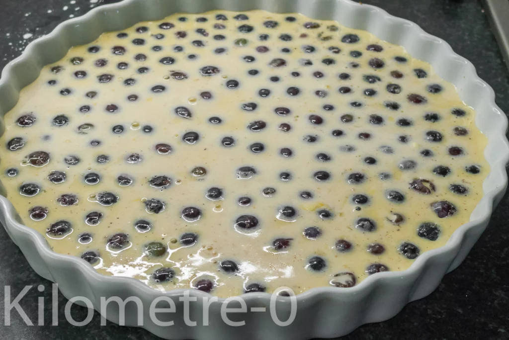 Clafoutis aux raisins sans gluten - Étape 6
