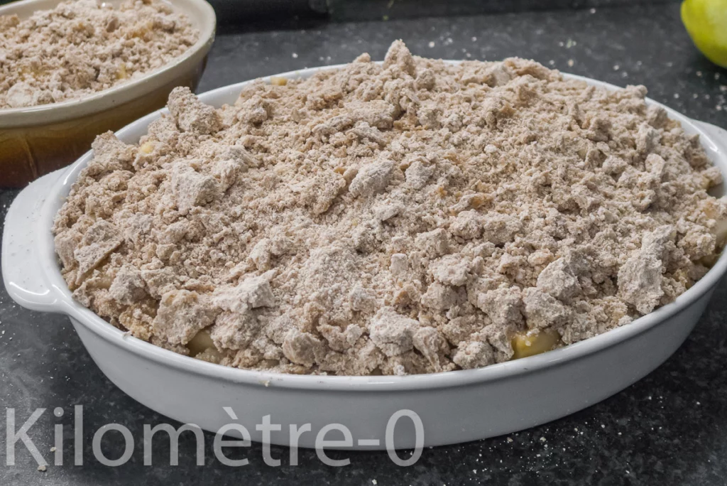 Crumble pommes poires bananes à la farine de sarrasin - Étape 4