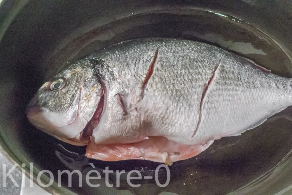 Daurade au lait de coco et à la banane - Étape 3