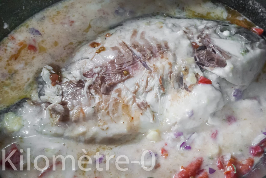 Daurade au lait de coco et à la banane - Étape 10