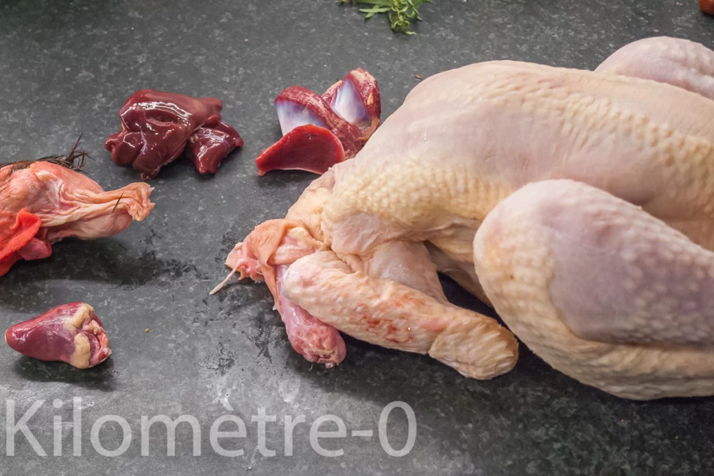 Cuisson du poulet au four - Étape 1