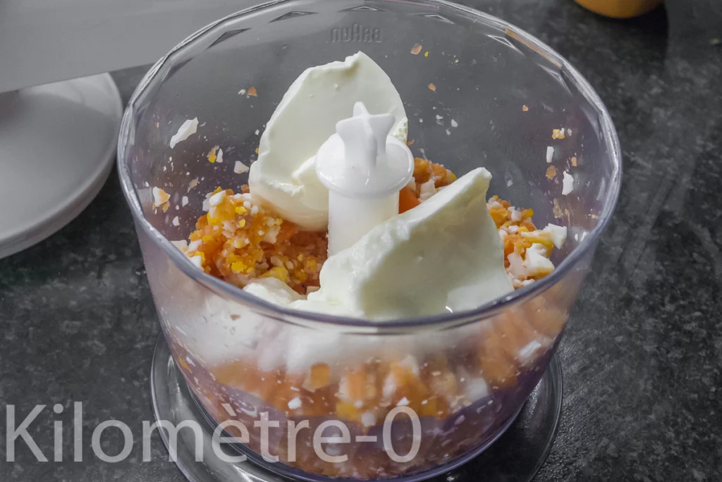 Rillettes de truite fumée aux œufs durs - Étape 5