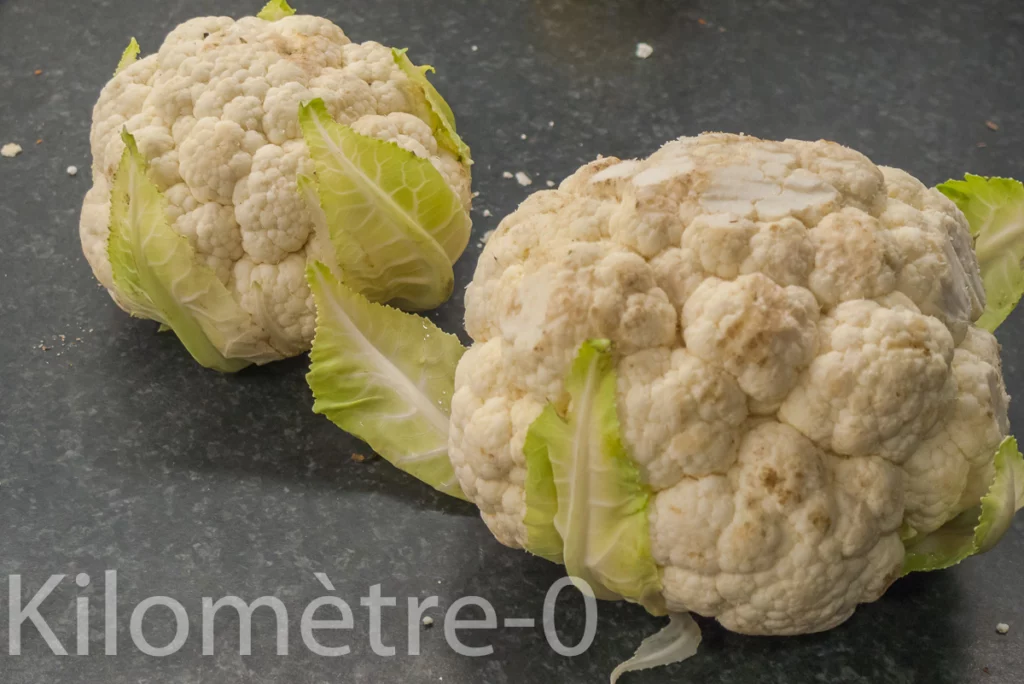 Lotte au chou fleur, sauce au curry et au lait de coco - Étape 1