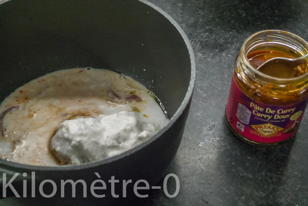 Bonite, sauce au curry, semoule - Étape 2