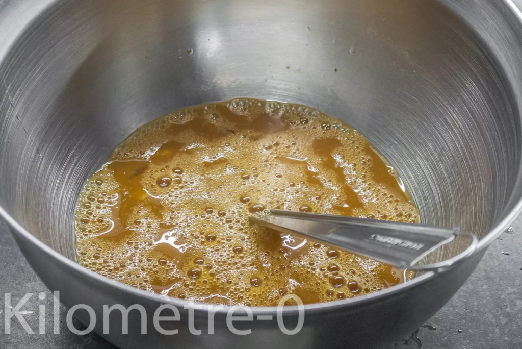 Oeufs brouillés au chou chinois, sauce soja - Étape 4