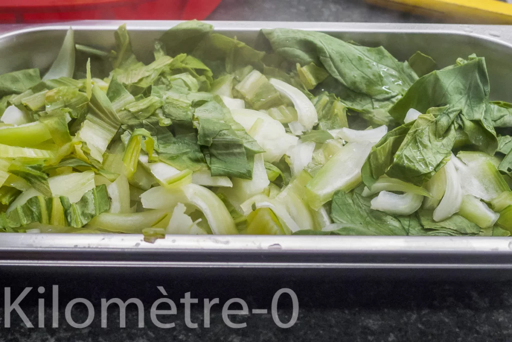 Oeufs brouillés au chou chinois, sauce soja - Étape 3