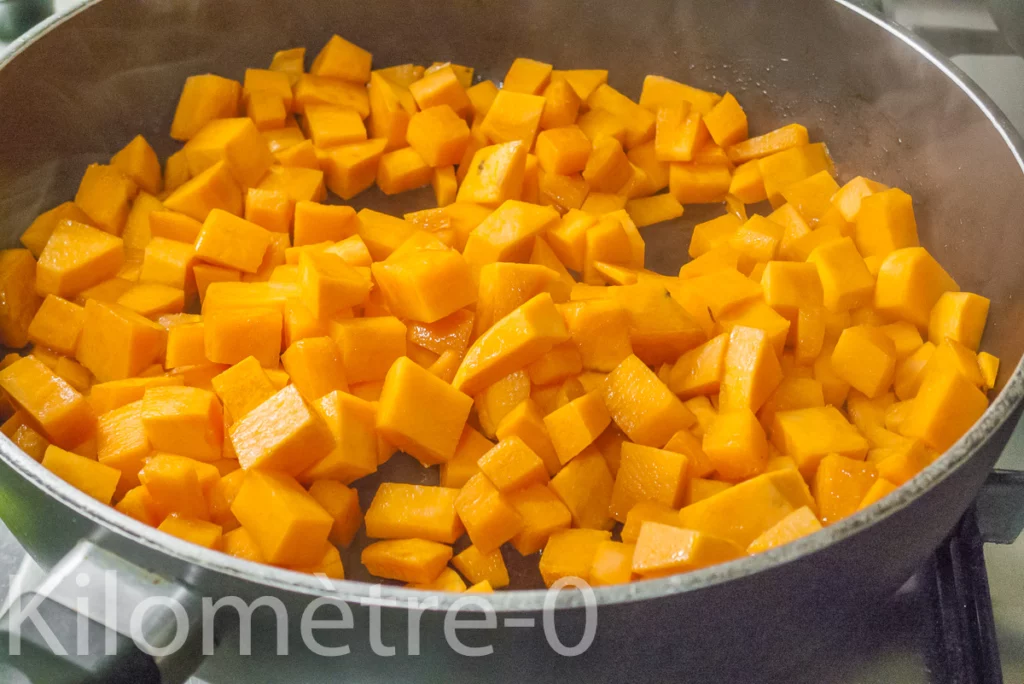 Poêlée de patates douces aux châtaignes, cèpes et chorizo - Étape 8