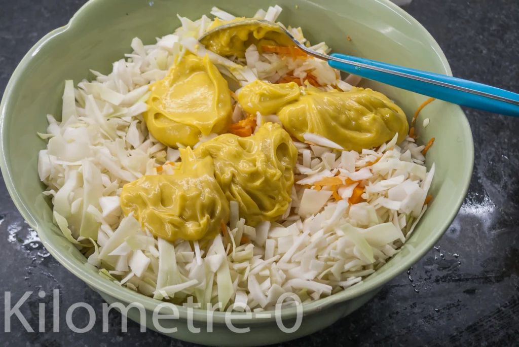 Coleslaw facile aux crevettes - Étape 5