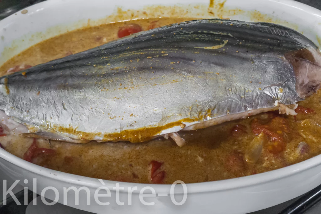 Bonite, sauce au curry, semoule - Étape 5