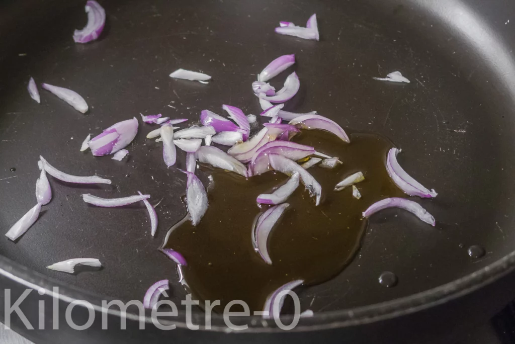 Bonite, sauce au curry, courgettes sautées aux tomates cerises - Étape 7