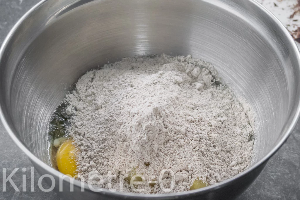 Carrés chocolat sarrasin (gâteau très facile) - Étape 3