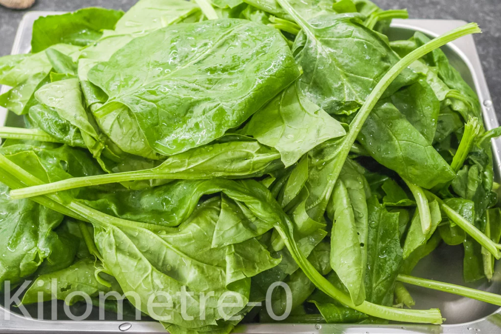 Gâteau aux épinards, patate douce et cèpes - Étape 3