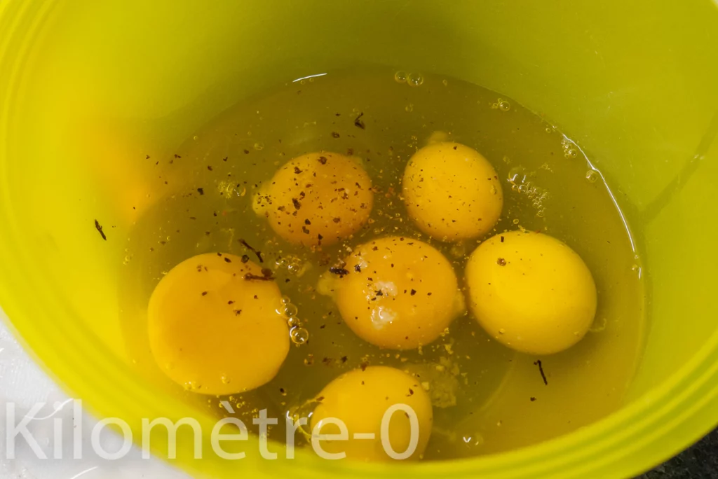 Gâteau aux épinards, patate douce et cèpes - Étape 6