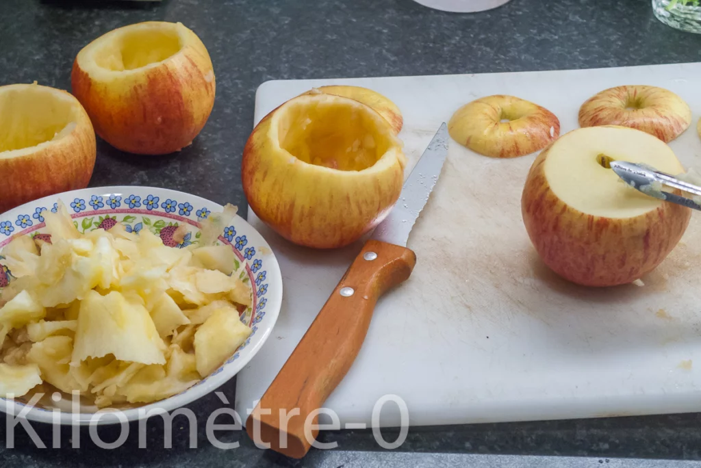 Pommes farcies aux boudins noirs - Étape 3