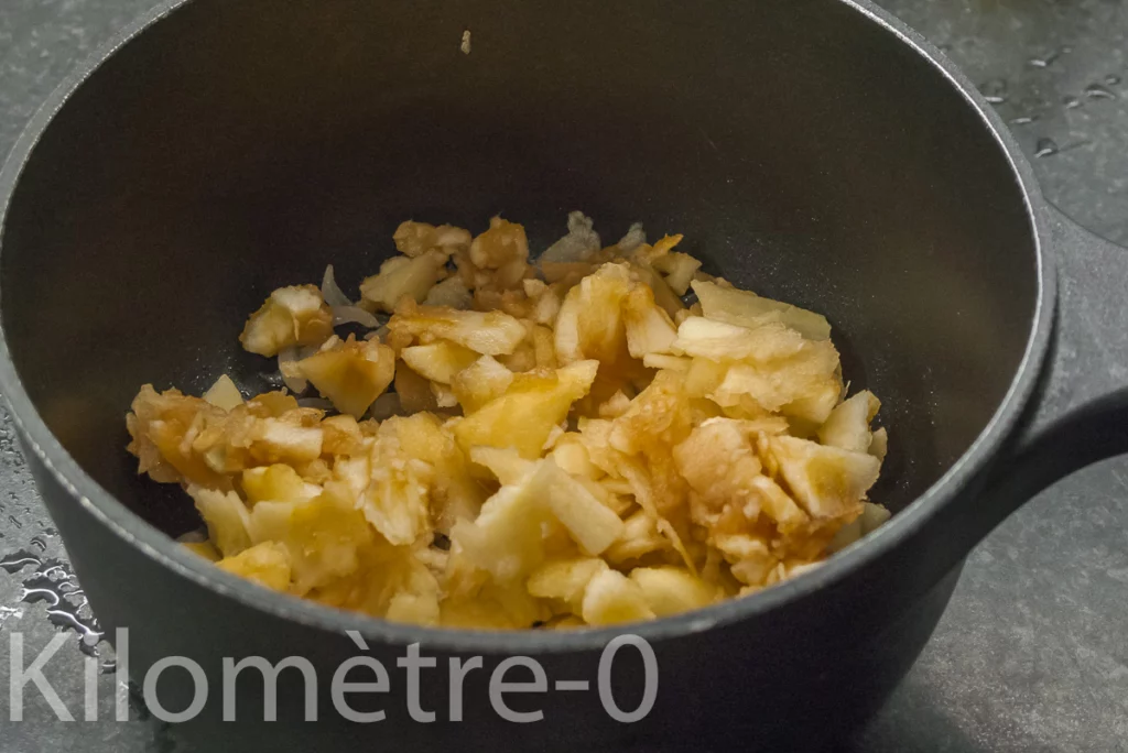 Pommes farcies aux boudins noirs - Étape 4