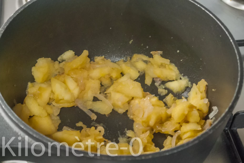 Pommes farcies aux boudins noirs - Étape 6