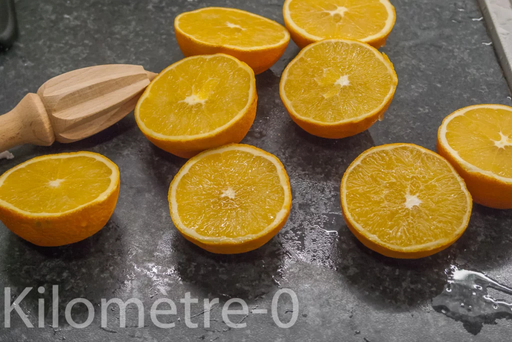 Gâteau à la noix de coco, orange et farine de maïs - Étape 1