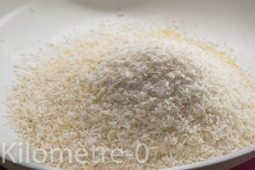 Gâteau à la noix de coco, orange et farine de maïs - Étape 5