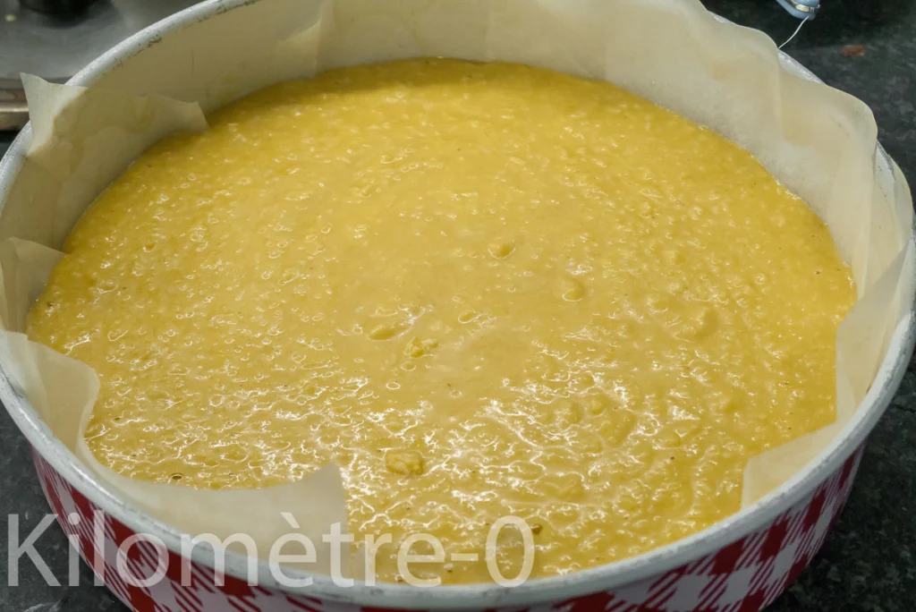 Gâteau à la noix de coco, orange et farine de maïs - Étape 6