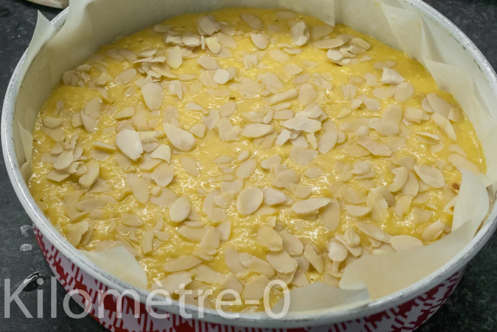 Gâteau à la noix de coco, orange et farine de maïs - Étape 7