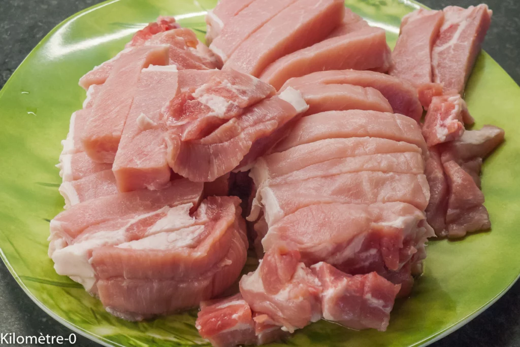 Porc à l&rsquo;orange et aux figues séchées - Étape 1