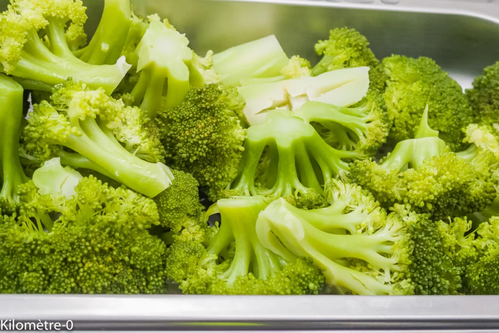 Salade de brocolis au boudin noir - Étape 1