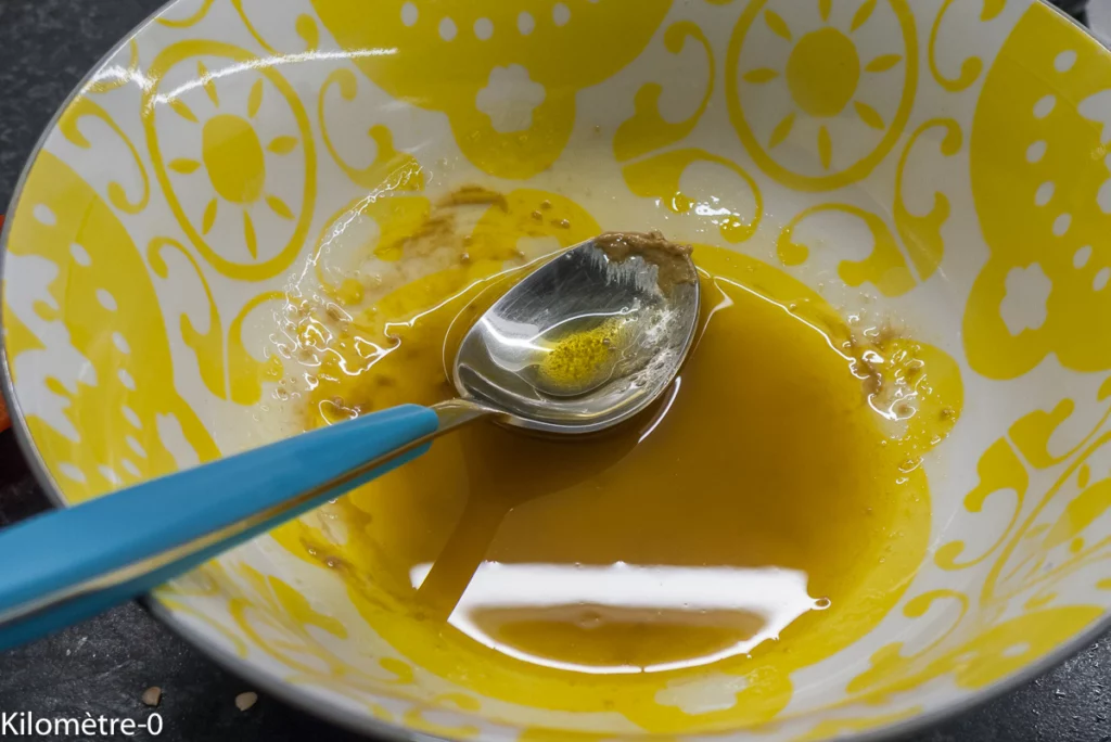 Salade de brocolis au boudin noir - Étape 4