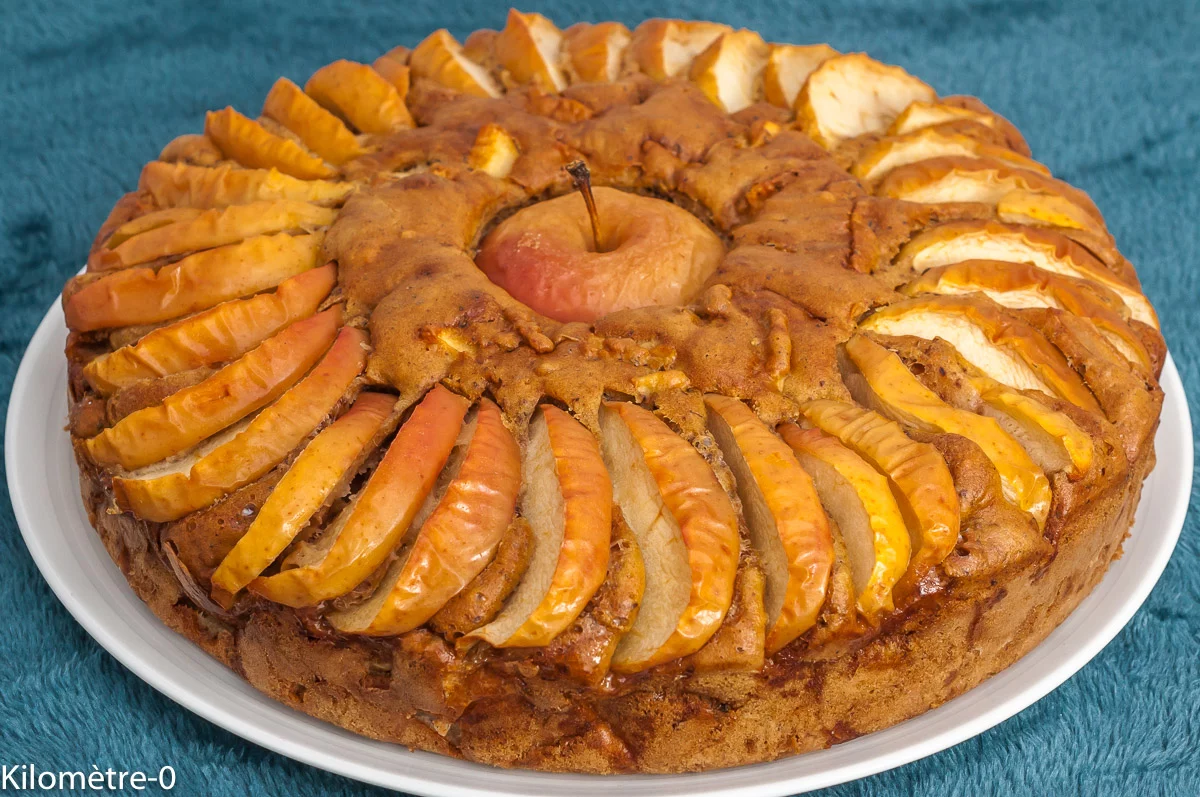 Photo de recette de gâteau, dessert, italien, cuisine du monde, recette italienne, dessert italien, fruits, automne, hiver, pommes , noix, bio, Kilomètre-0, blog de cuisine réalisée à partir de produits de saison et issus de circuits courts