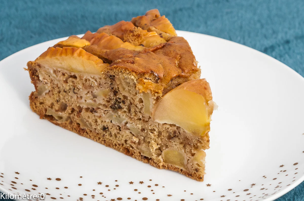 Photo de recette de gâteau, dessert, italien, cuisine du monde, recette italienne, dessert italien, fruits, automne, hiver, pommes , noix, bio, Kilomètre-0, blog de cuisine réalisée à partir de produits de saison et issus de circuits courts