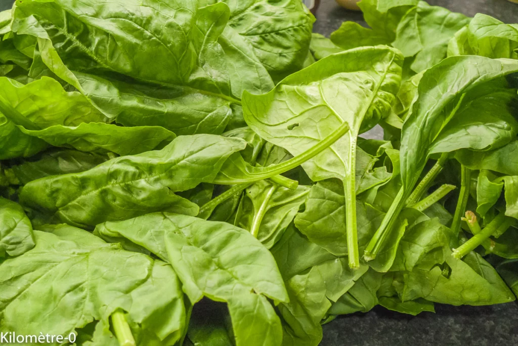 Cuisson des épinards - Étape 2