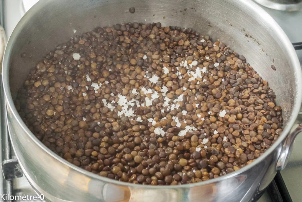 Dhal de lentilles aux épinards et lait de coco - Étape 2
