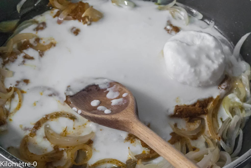Dhal de lentilles aux épinards et lait de coco - Étape 7