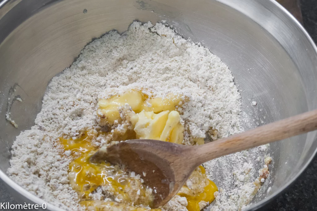 Moelleux poires amandes - Étape 3