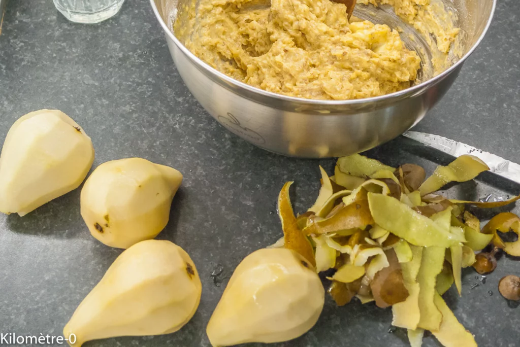 Moelleux poires amandes - Étape 4