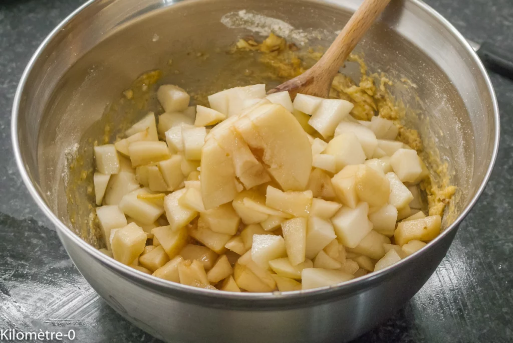 Moelleux poires amandes - Étape 5