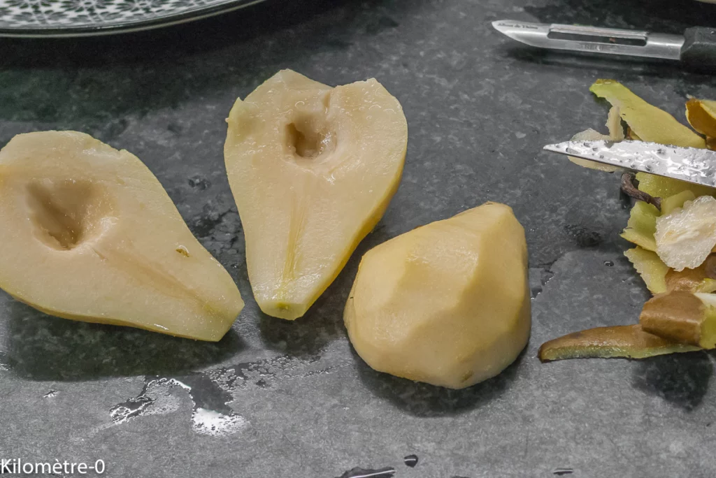 Salade de boudins blancs aux poires - Étape 3