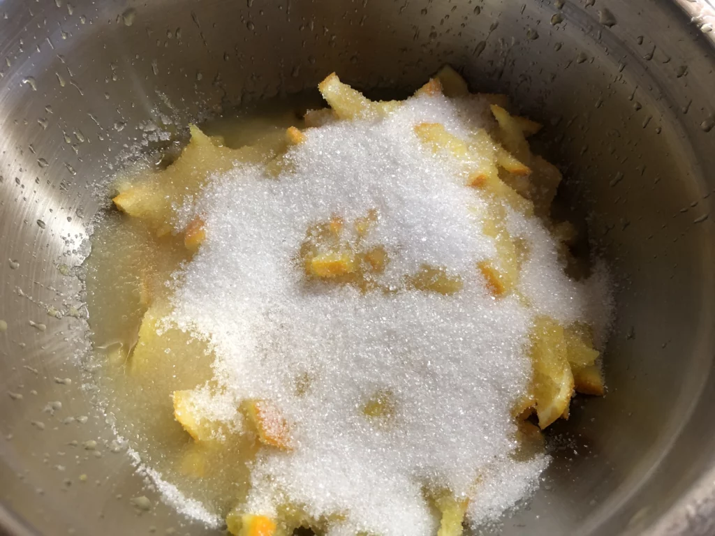 Confiture d&rsquo;orange du Salento - Étape 4