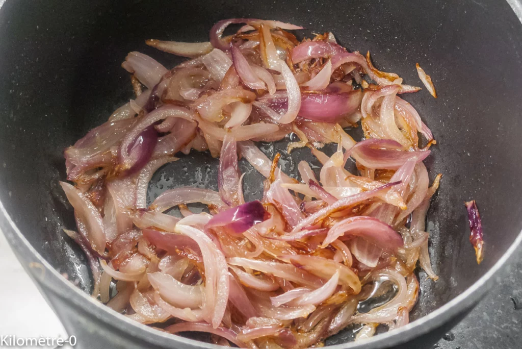 Feuilleté de boudins blancs aux oignons et au porto - Étape 3