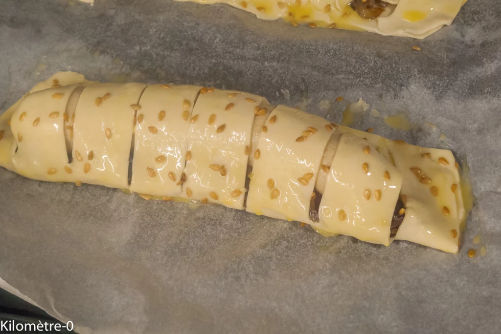 Feuilleté de boudins blancs aux oignons et au porto - Étape 6